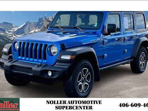 Used 2022 Jeep Wrangler Unlimited Sport w/ Uconnect 4C Nav & Sound Group image 1
