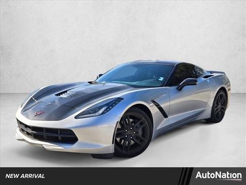 Used 2017 Chevrolet Corvette Stingray Coupe w/ Carbon Flash Badge Package image 1