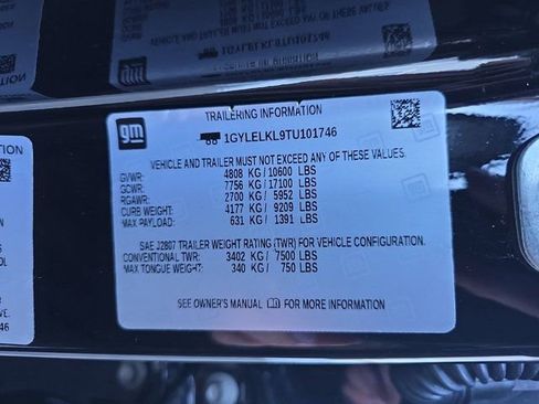 Used 2026 Cadillac Escalade IQL Sport 1 w/ LPO, ONYX Package image 39