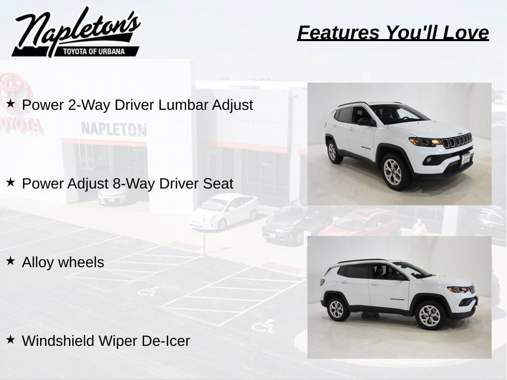 Used 2025 Jeep Compass Latitude w/ Sun & Sound Group AWD/4WD image 25