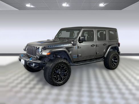 Used 2021 Jeep Wrangler Unlimited Rubicon 4xe w/ Steel Bumper Group AWD/4WD image 1