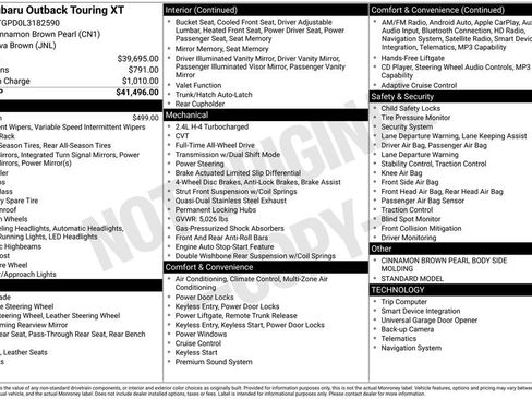 Used 2020 Subaru Outback Touring XT image 15