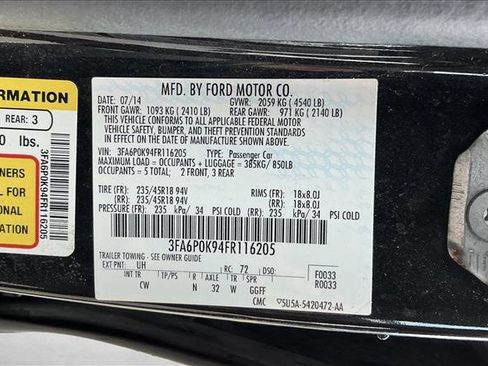 Used 2015 Ford Fusion Titanium image 15