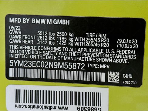 Used 2022 BMW X4 M 3.0L 382-HP Turbocharged xDriv image 35