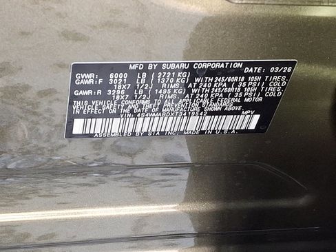 New 2026 Subaru Ascent Premium image 18