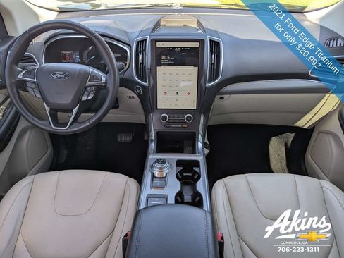 Used 2021 Ford Edge Titanium w/ Cargo Accessory Package FWD image 15