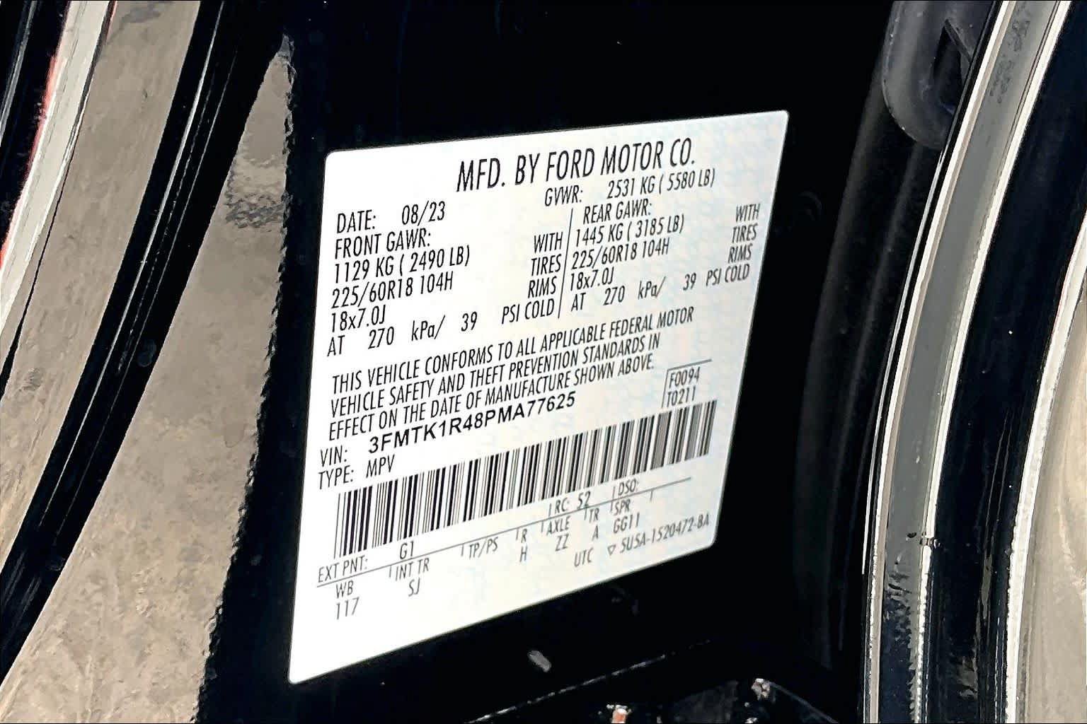 Certified 2023 Ford Mustang Mach-E Select RWD image 35