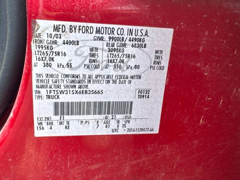 Used 2004 Ford F350 4x4 Crew Cab Super Duty image 23