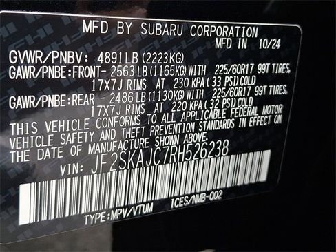 Used 2024 Subaru Forester Wilderness w/ Wilderness Package image 27