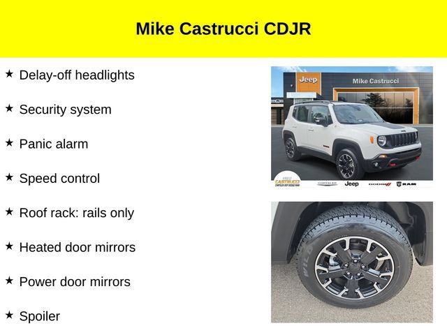 Certified 2023 Jeep Renegade Trailhawk w/ Trailhawk Elite Group AWD/4WD image 32