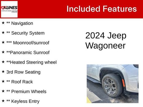 Used 2024 Jeep Wagoneer Series II AWD/4WD image 4
