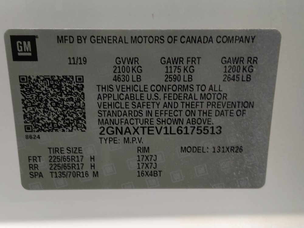 Used 2020 Chevrolet Equinox LT AWD/4WD image 33