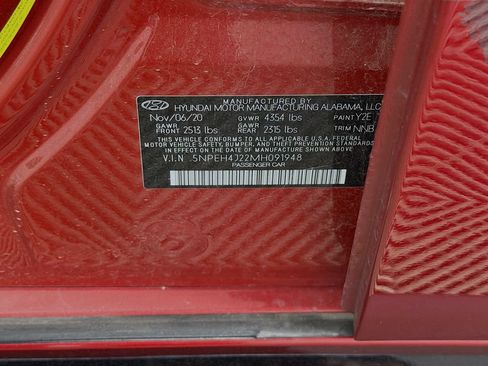 Used 2021 Hyundai Sonata Limited FWD image 32
