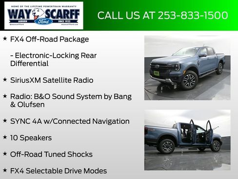 New 2025 Ford Ranger Lariat w/ FX4 Off-Road Package image 18