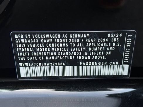 Used 2024 Volkswagen GTI SE w/ SE Leather Seats Package FWD image 28