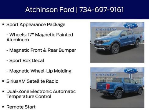 Certified 2019 Ford Ranger XLT w/ Equipment Group 302A Luxury image 16