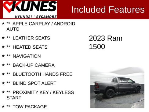 Used 2023 RAM 1500 Rebel w/ Rebel Level 2 Equipment Group image 2