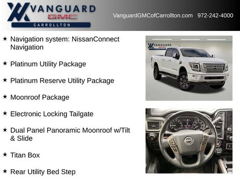 Used 2023 Nissan Titan Platinum Reserve w/ Moonroof Package AWD/4WD image 6