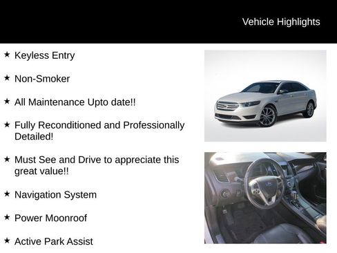 Used 2018 Ford Taurus Limited w/ Driver Assist Package image 16