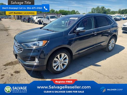 Used 2019 Ford Edge Titanium w/ Cold Weather Package AWD/4WD image 1