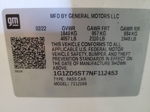 Used 2022 Chevrolet Malibu LT FWD image 33