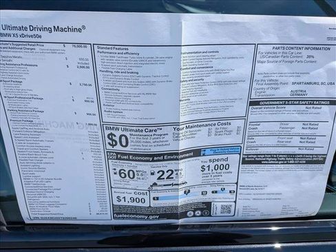 New 2026 BMW X5 xDrive50e w/ M Sport Package AWD/4WD image 17