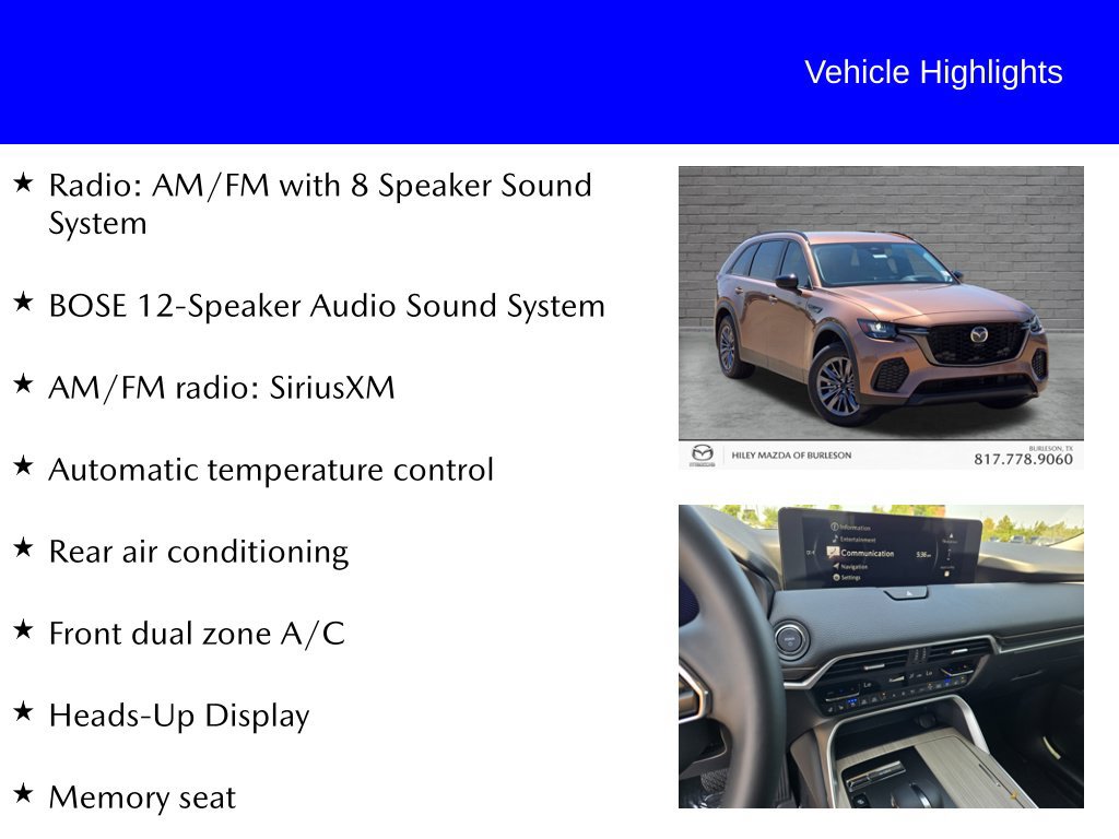 New 2026 MAZDA CX-70 SC Plus AWD/4WD image 9