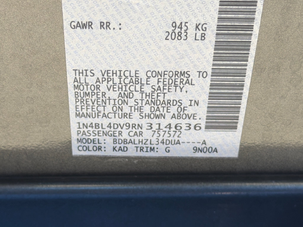 Used 2024 Nissan Altima 2.5 SV FWD image 32