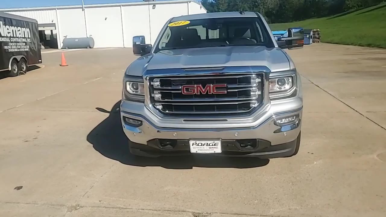 Used 2017 GMC Sierra 1500 SLT w/ Enhanced Driver Alert Package AWD/4WD image 3