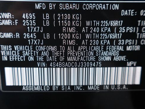 Used 2018 Subaru Outback 2.5i Premium AWD/4WD image 47
