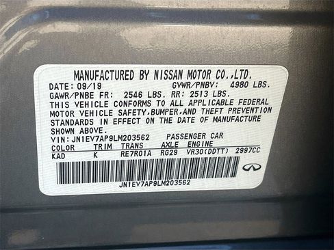 Used 2020 INFINITI Q50 Sport image 32