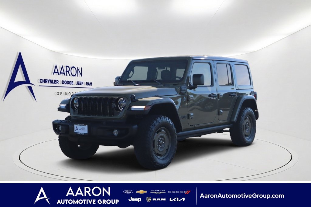 Used 2025 Jeep Wrangler Unlimited Sport S 4xe AWD/4WD image 1