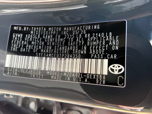 New 2026 Toyota Corolla SE FWD image 26