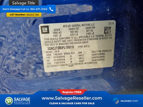 Used 2015 Chevrolet Trax LTZ image 17