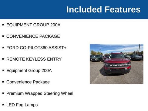 New 2025 Ford Bronco Sport Big Bend w/ Convenience Package AWD/4WD image 4