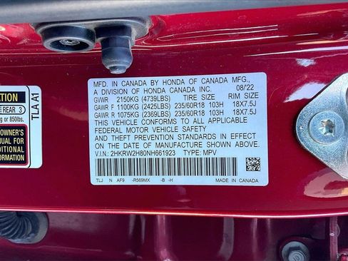 Used 2022 Honda CR-V EX-L image 35