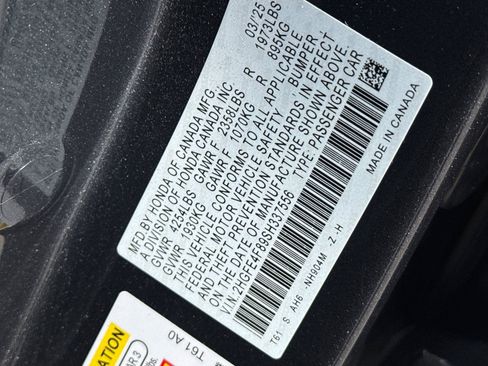 Certified 2025 Honda Civic Sport image 27
