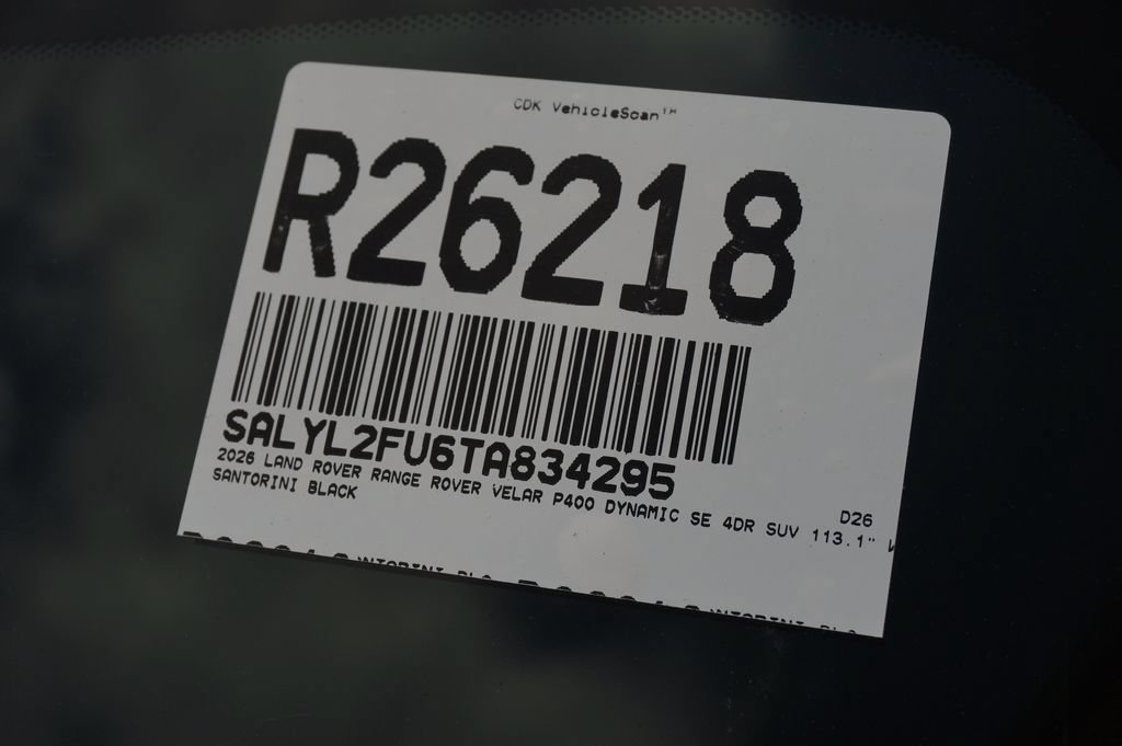 Used 2026 Land Rover Range Rover Velar Dynamic SE AWD/4WD image 33