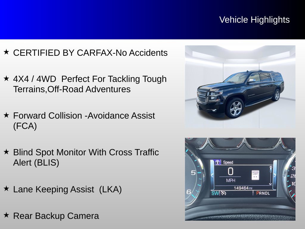 Used 2018 Chevrolet Suburban Premier AWD/4WD image 4