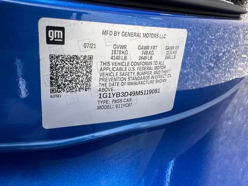 Used 2021 Chevrolet Corvette Stingray Preferred Conv w/ Z51 Performance Package image 45