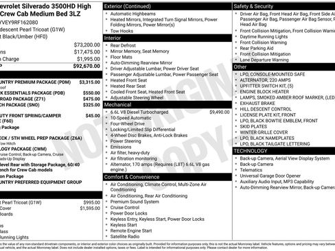 Certified 2024 Chevrolet Silverado 3500 High Country w/ High Country Premium Package AWD/4WD image 36