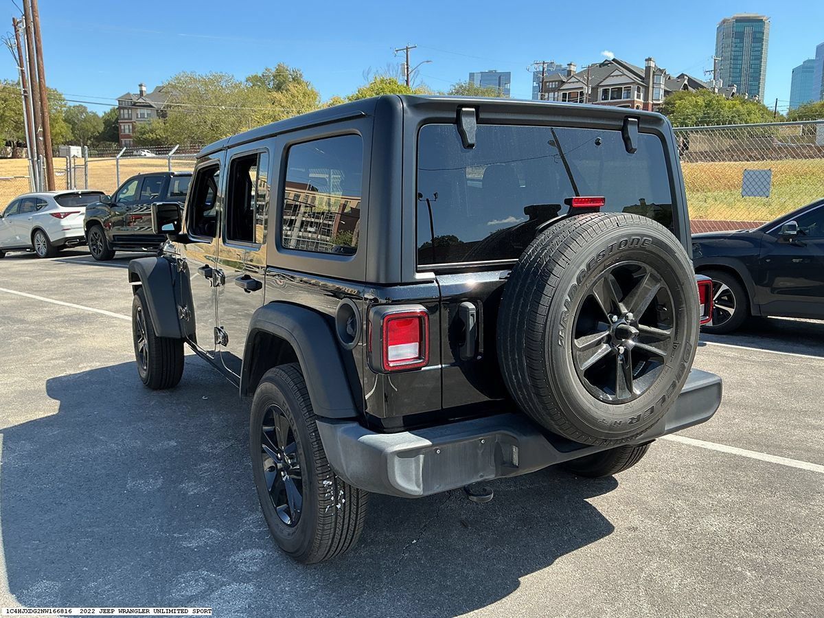 Used 2022 Jeep Wrangler Unlimited Sport AWD/4WD image 4