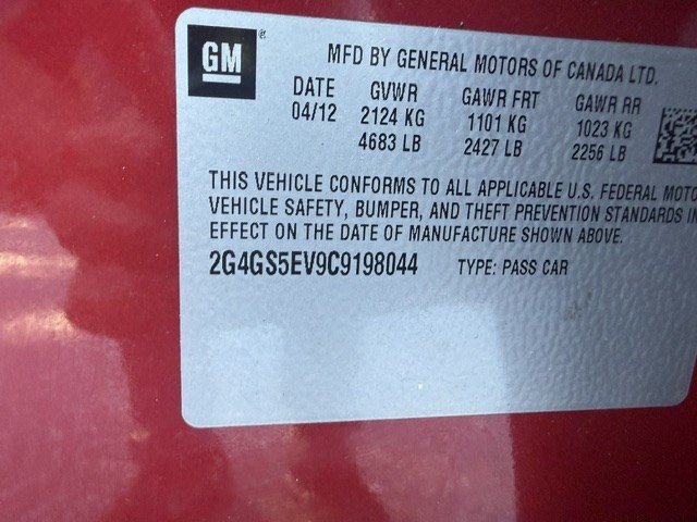 Used 2012 Buick Regal Premium FWD image 13