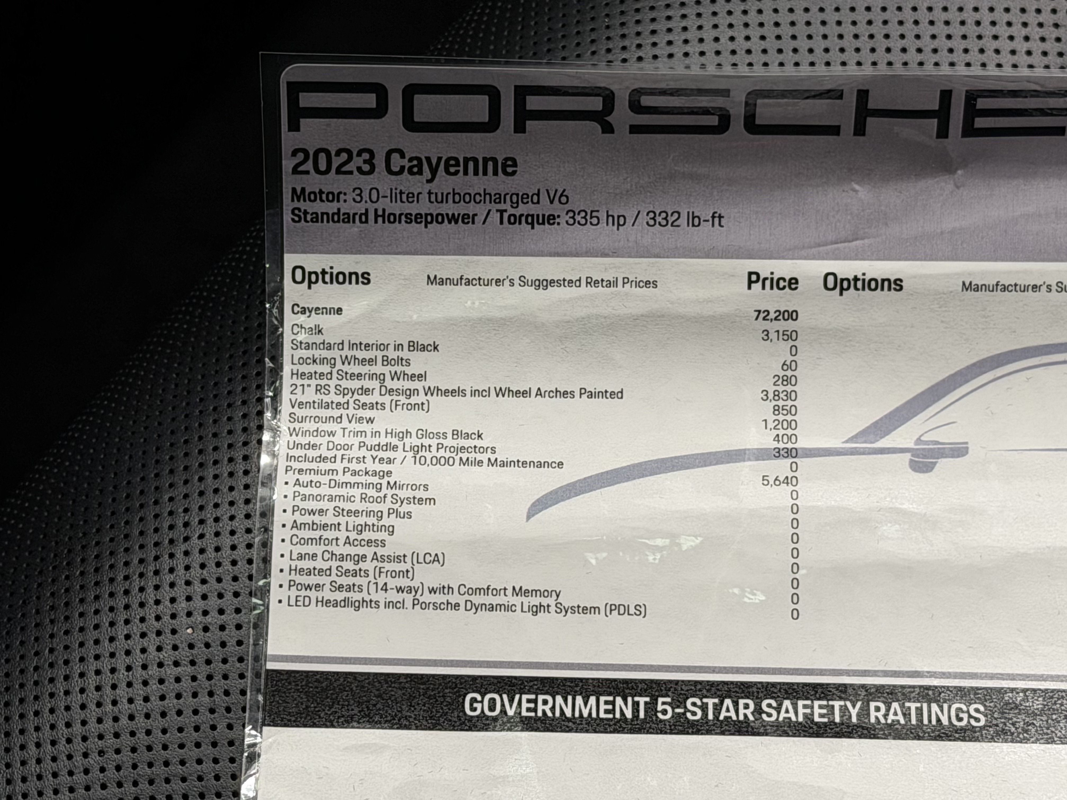 Certified 2023 Porsche Cayenne w/ Premium Package AWD/4WD image 59