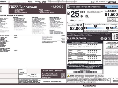 Used 2026 Lincoln Corsair Premiere FWD image 5