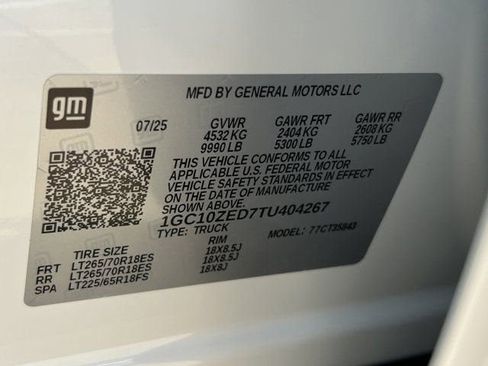 New 2026 Chevrolet Silverado EV LT w/ Plus Package image 28