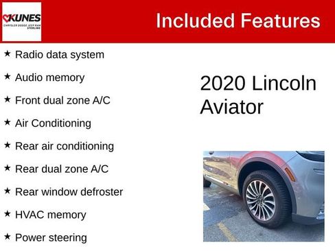 Used 2020 Lincoln Aviator Reserve w/ Equipment Group 201A image 5