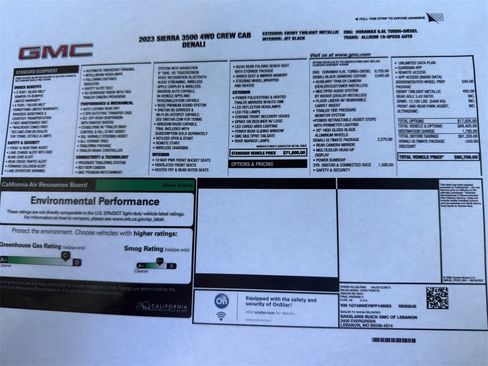 Used 2023 GMC Sierra 3500 Denali w/ Denali Black Diamond Edition image 2