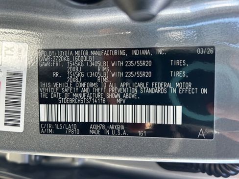 New 2026 Toyota Highlander Platinum AWD/4WD image 33