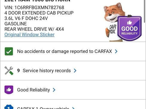 Used 2021 RAM 1500 Big Horn image 3